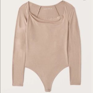 Abercrombie & Fitch Cowl Neck Bodysuit